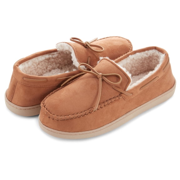 Floopi Men’s Classic Microsuede Moccasin Slipper
