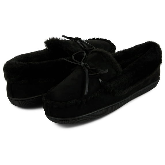 Floopi Women’s Cable Knit Scuff Slipper