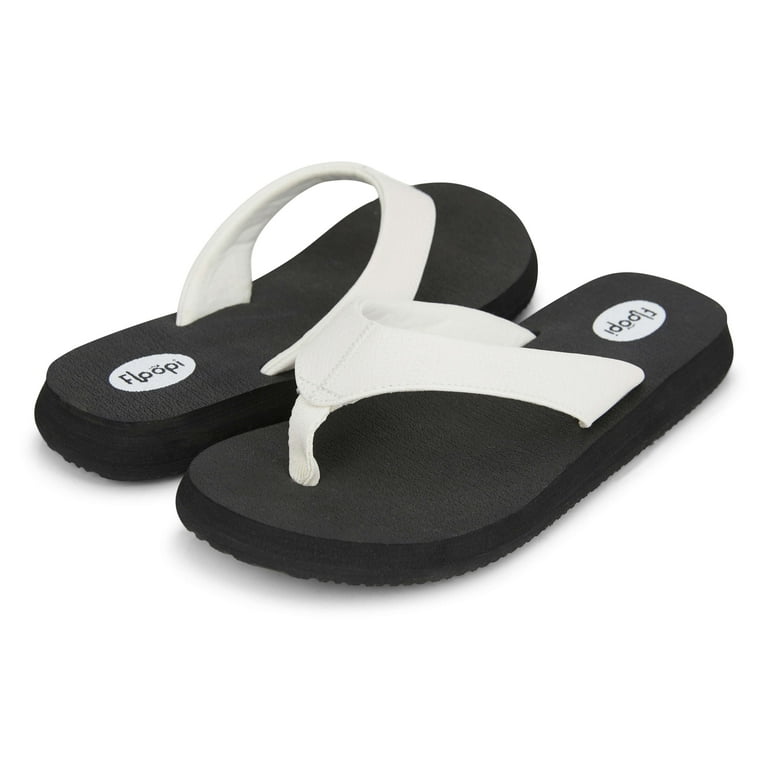 White flip best sale flops walmart