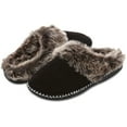 thumbnail image 1 of Floopi Women's Indoor Outdoor Aztec Faux Fur Lined Clog Slipper W/Memory Foam, 1 of 9