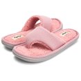 thumbnail image 1 of Floopi Women's Memory Foam Soft Knit Thong Slipper W/French Terry Insole/Lining & Knit Side Trim, 1 of 5