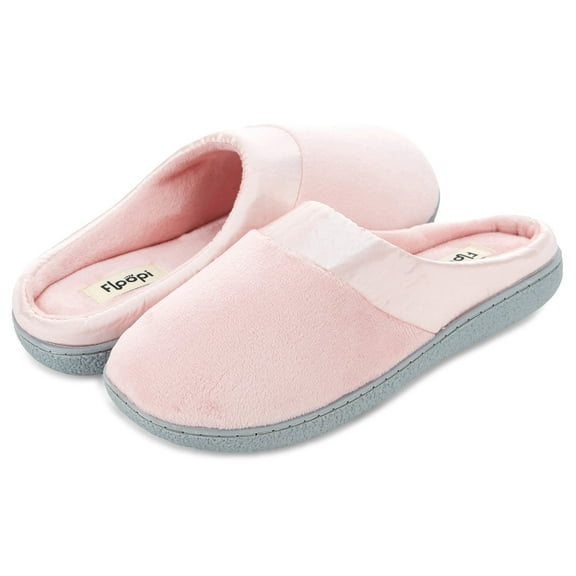 Floopi Women’s Open-Back Velour Comfort Slipper