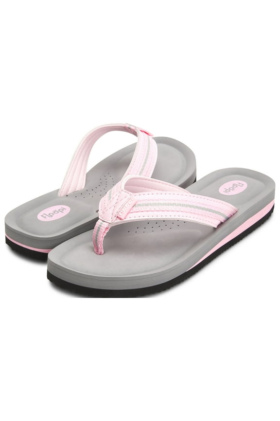Women's Summer Thong Sandals Comfort Heel Cushion, Molded EVA Isole for Support-Soft Jersey Lining, Non Slip Soles Flip Flops