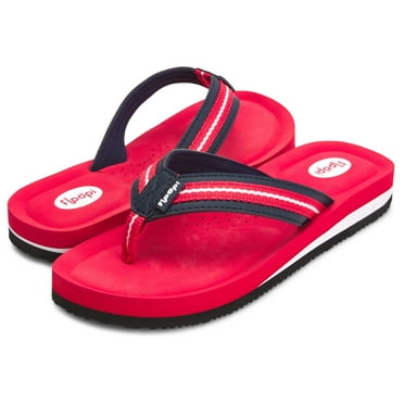 Floopi Women's Summer Thong Sandals Comfort Heel Cushion, Molded EVA Isole for Support-Soft Jersey Lining, Non Slip Soles Flip Flops