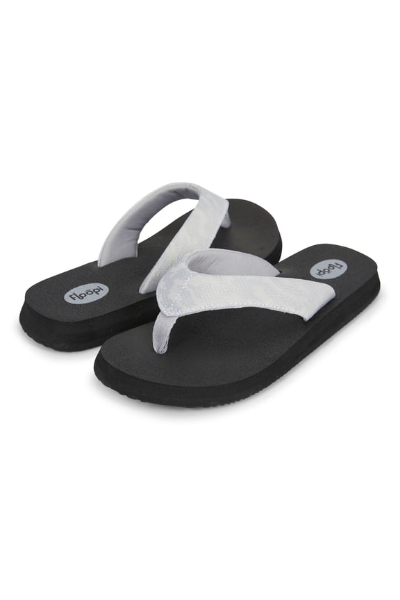 Women's Thong Flip Flops Summer Sandals for Beach W/Yoga Mat Footbed