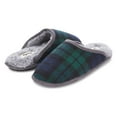 thumbnail image 1 of Floopi Womens Plaid Scuff Indoor/Outdoor Memory Foam Slippers W/Memory Foam, 1 of 6