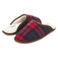thumbnail image 1 of Floopi Womens Plaid Scuff Indoor/Outdoor Memory Foam Slippers W/Memory Foam, 1 of 6