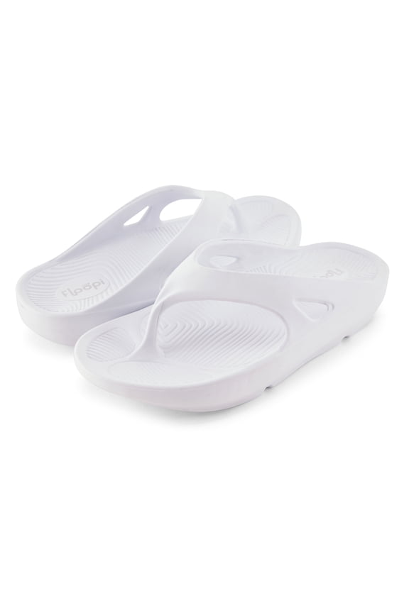 Womens Sandals LightWeight Thong Sandal for Women Ladies Sport Sandal with Arch Support, Waterproof Beach Flip Flops for Women(10, White-539)