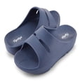 thumbnail image 1 of Floopi Womens Sandals LightWeight Thong Sandal for Women Ladies Sport Sandal with Arch Support, Waterproof Beach Flip Flops for Women (538, Navy, 7), 1 of 1