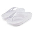 thumbnail image 1 of Floopi Womens Sandals LightWeight Thong Sandal for Women Ladies Sport Sandal with Arch Support, Waterproof Beach Flip Flops for Women(6, White-539), 1 of 1