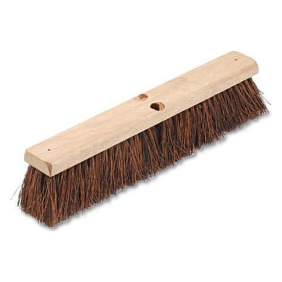 Floor Brush Head 3 1/4" Natural Palmyra Fiber, 18"