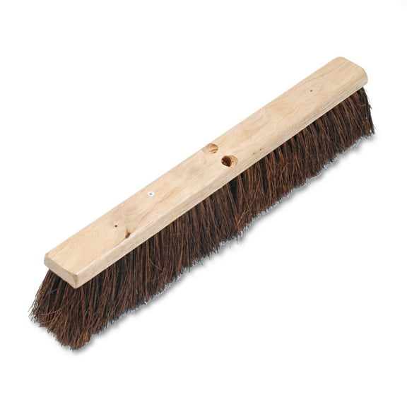 Floor Brush Head, 3.25" Natural Palmyra Fiber Bristles, 24" Brush | Bundle of 5 Each