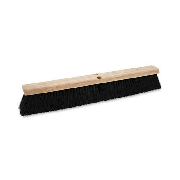 Floor Brush Head, 3" Black Polypropylene Bristles, 24" Brush | Bundle of 10 Each