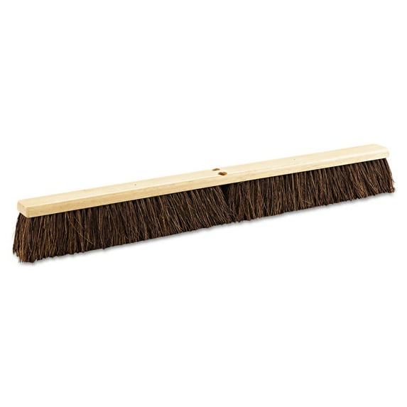 20136 Palmyra Fiber Push Broom, 3-1/4" Handle Width, 36" Overall Length, Natural