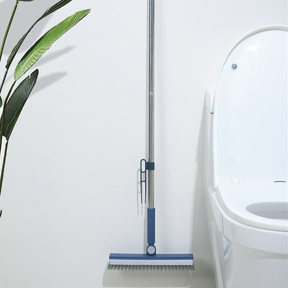 Floor Brush Long Handle Stiff Bristle,Multifunctional Bathroom and Tile Crevice Cleaner Ergonomic Design Long-Lasting Bristles,Easy Reach Dead Corners for Household Cleaning and Home Use-Free Size