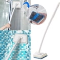 thumbnail image 1 of Floor Brush Pressable Strong Decontamination 90 Degree Rotation Effortless Cleaning Removable Window Sponge Cleaning Brush, 1 of 8