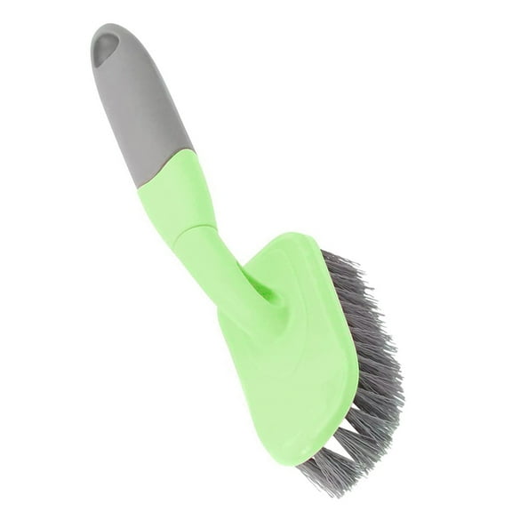 Floor Brush Groove Corner Scrub Brush with Handle for Home Cleaning, Grout, Tile, Carpet, Kitchen, Plastic Bottle Brush