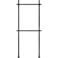 thumbnail image 1 of Floor to Ceiling Heavy Duty Garment Rack,Ceiling Top & Floor Metal Closet Garment Rack Clothes,Adjustable Storage Hanger Organizer for Bedrooms and Laundry Rooms, 1 of 9