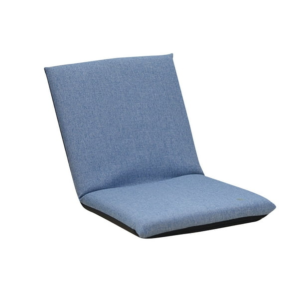 Floor Chair with Back Support - Adjustable 6-Position Foldable Meditation Chair, Thick Padded Seat for Adults, Floor Sitting Comfort in Living Room/Bedroom