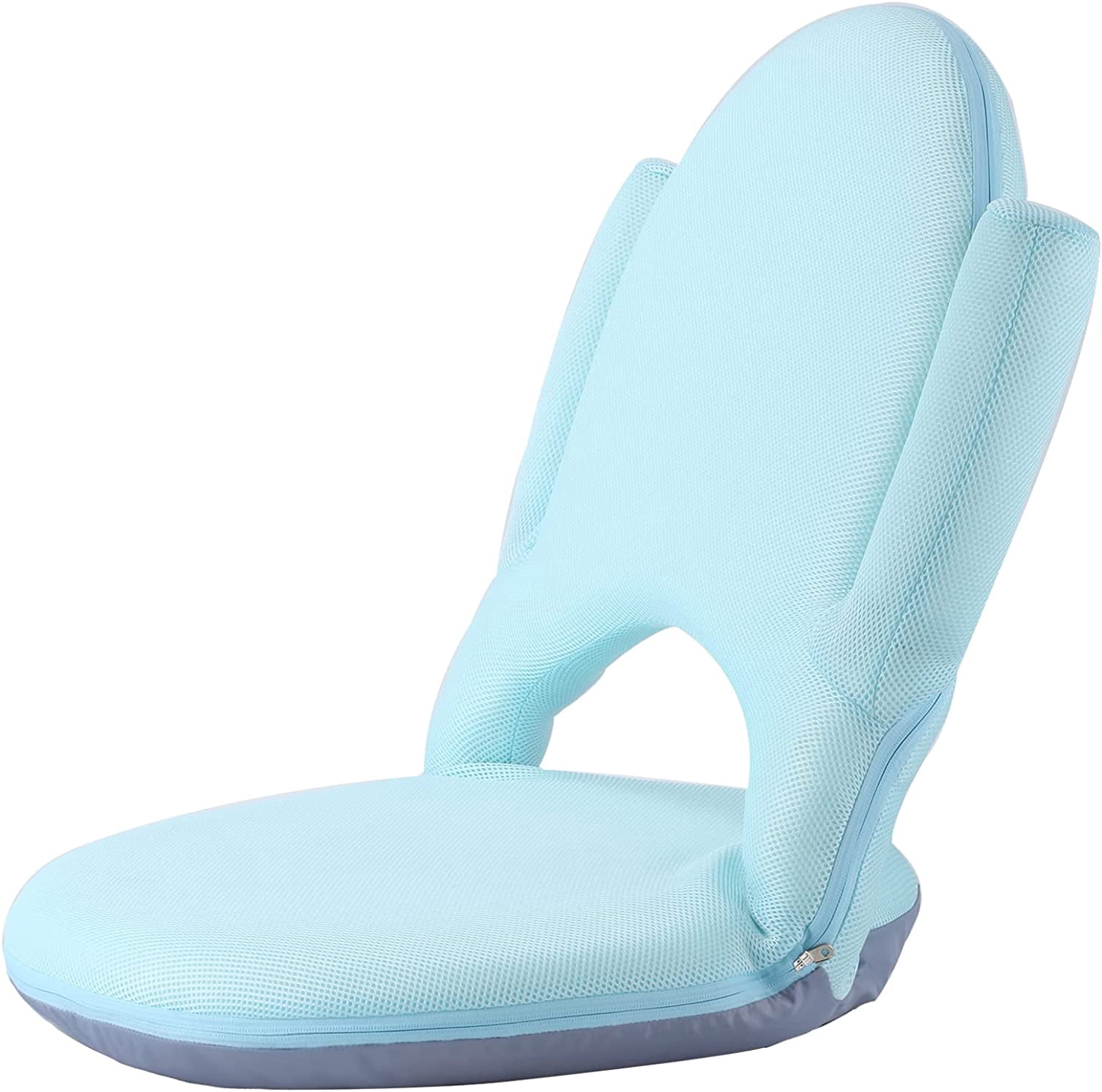 Floor Chair with Back Support and Armrest, 42 Angles Adjustable ...