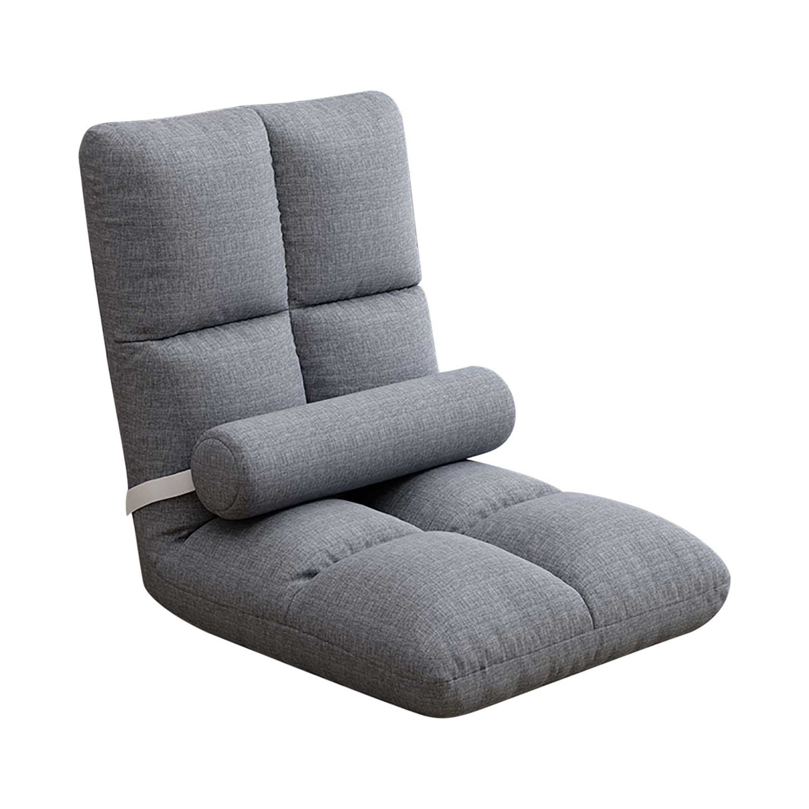 Floor Chair with Back Support, Folding Sofa Chair Meditation Chair for ...