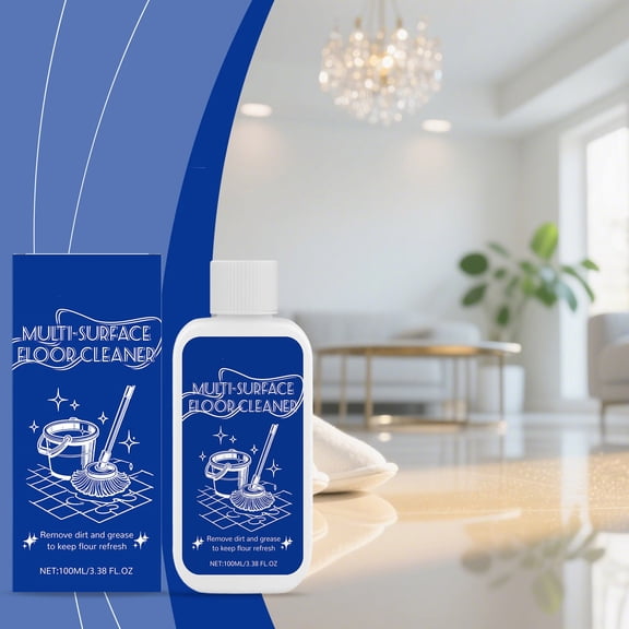 Floor Cleaner, 100ml Dishwasher Specific Cleaning Agent with Strong Scaling and Brightening Care for Bright Dishes Suitable for Multiple Models
