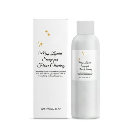 Floor Cleaner 120ml Mop Liquid Soap for Wood Floors Multi-Purpose Decontamination with Fresh Scent Gentle Formula Eco-Friendly and Effective Stain Removal