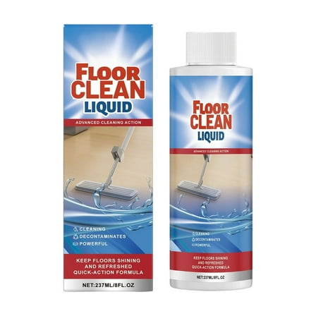 Floor Cleaner 3.4oz Liquid for Hardwood and Tile, Deep-Cleaning Formula for Mops, Restores Shine for Home Flooring Maintenance
