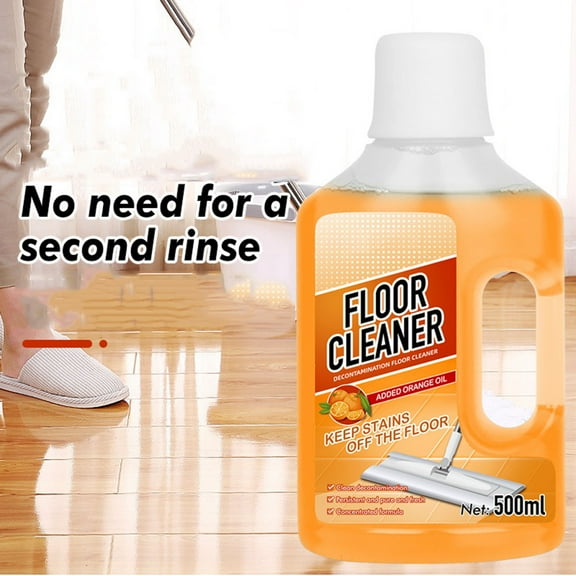 Floor Cleaner 500ml, Brightening Descaler for Hardwood Tile Laminate, Removes Grime Without Harsh Chemicals, Leaping Bunny Certified Cruelty-Free Formula