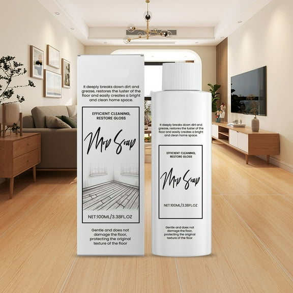 Floor Cleaner Concentrate, Stubborn Grease & Stain Remover for Hard Surfaces – Restores Shine, Fresh Scent, Safe for Tile, Laminate, Vinyl – Dilutable Mop Solution – 100ml