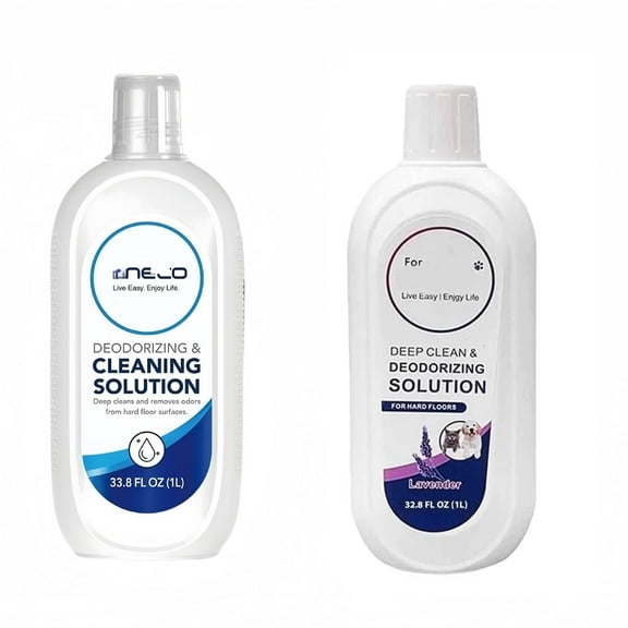 Floor Cleaner - Deep Clean All Hard Floors - Lavender Scent 1L + Original Scent 1L For Tineco IFloor 2/3 Breeze, FLOOR ONE S3/S5/S5 Pro 2/S6/S7 Pro