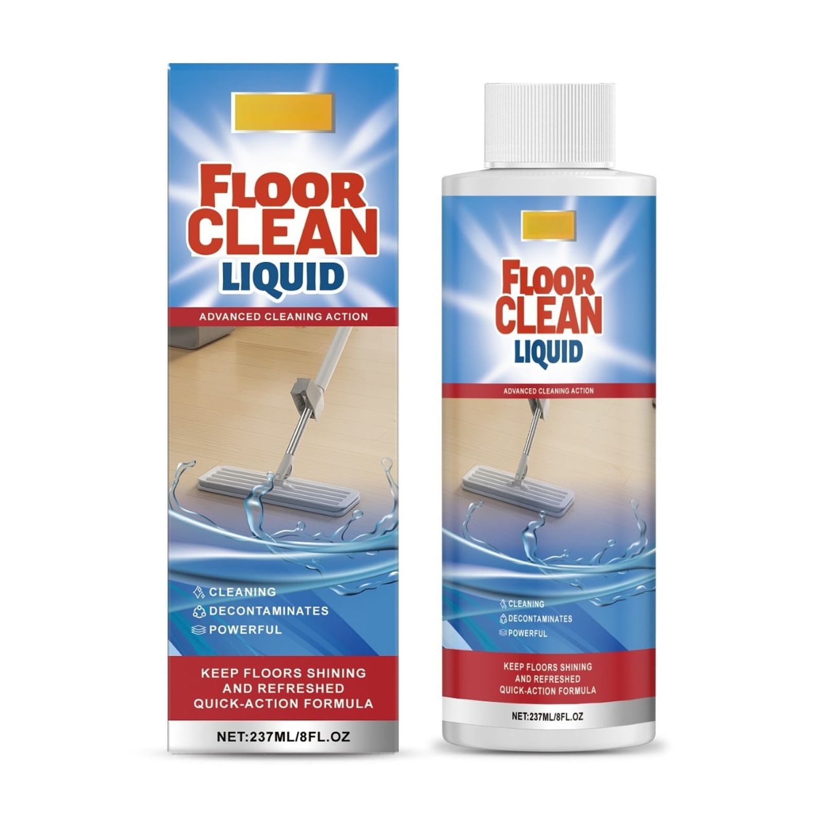 Floor Cleaner Deep Cleaning Mop - Hardwood and Tile Cleaning Solution ...
