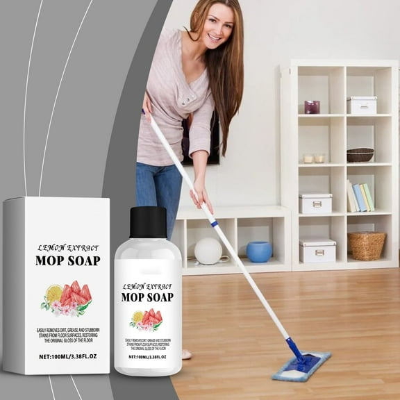 Floor Cleaner, Dirt/Grease/Stubborn Stain Removal Restores Luster, Eco-Friendly Fresh Scent Fast-Acting, Gentle Formula Multi-Floor Material, Easy Mop Dilute & Clean