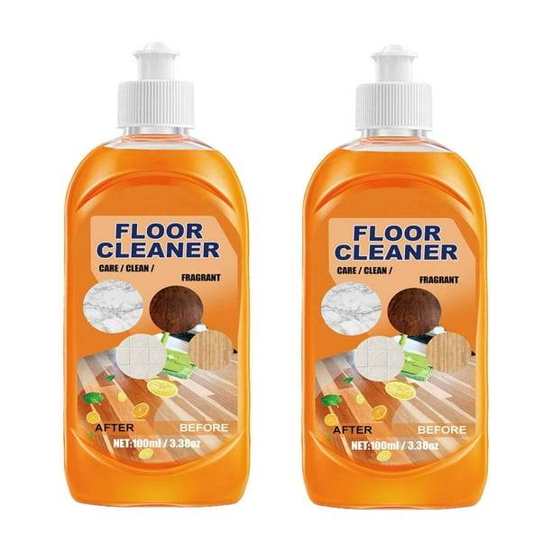 Floor Cleaner, Eco-Friendly Hardwood Vinyl Laminate Cleaner, Plant-Based Non-Toxic Cleaning Solution, No Harsh Chemicals or Synthetic Fragrances, 2-Pack Household Cleaning Supplies