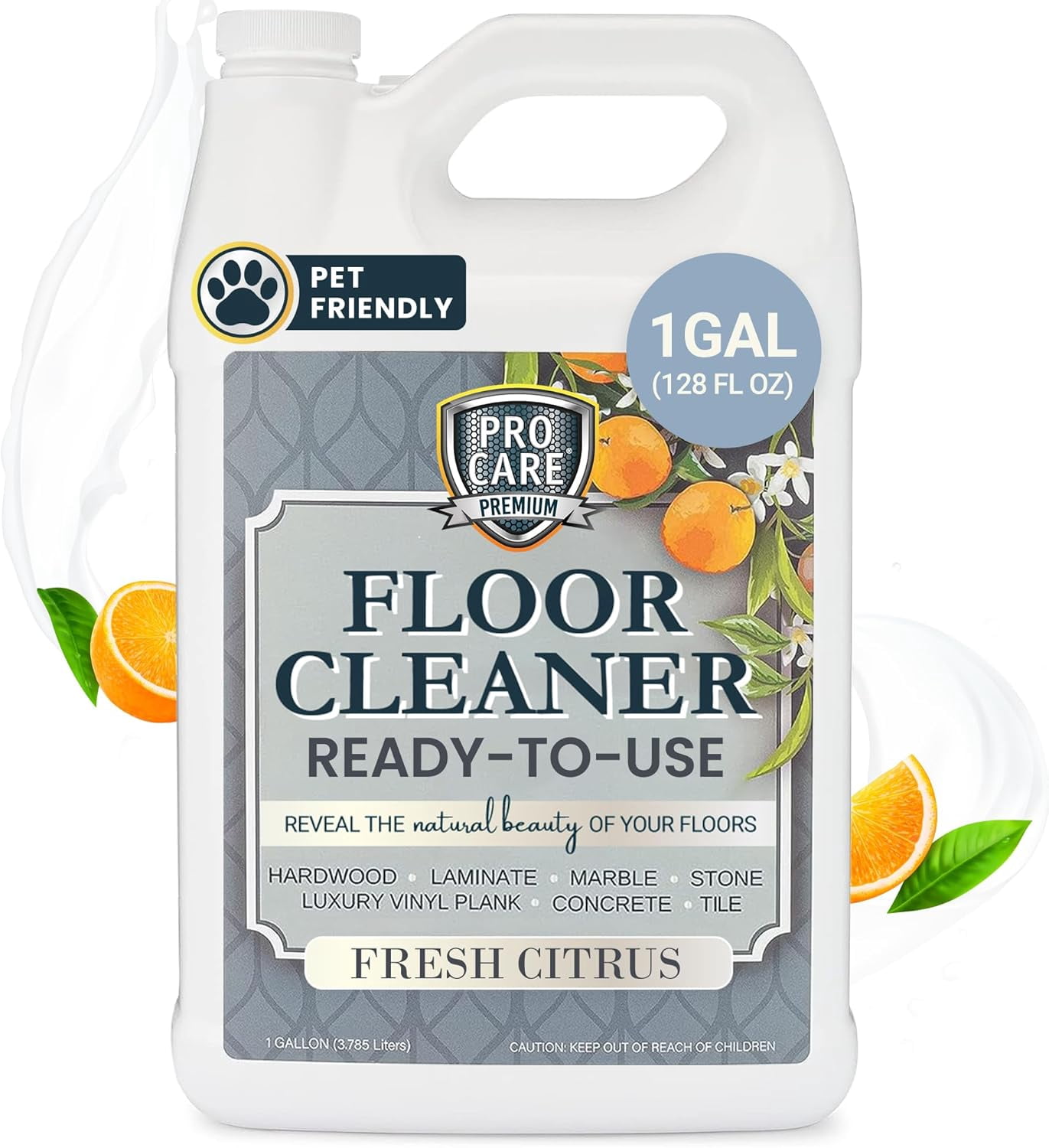 Floor Cleaner (Made in USA) | Tile, Stone, Laminate, Vinyl & Natural ...