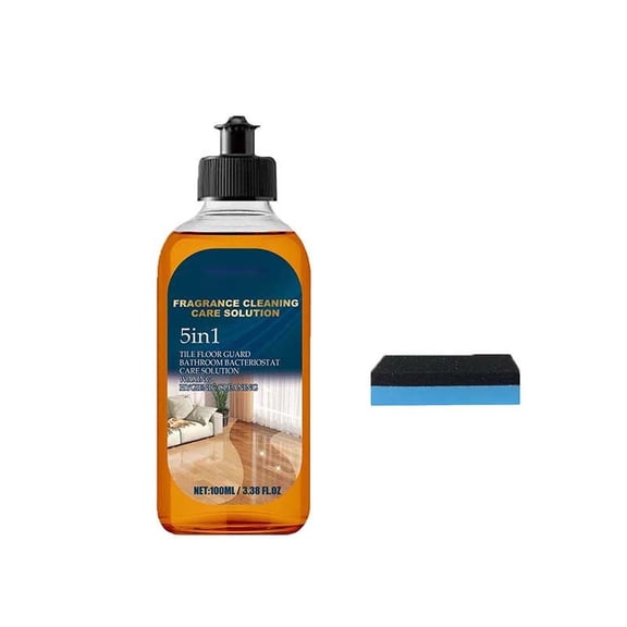 Floor Cleaner for Tile and Wood, Multi-Surface Hardwood Floor Cleaning Solution with Fresh Fragrance, Grease and Stain Remover for Vinyl, Laminate & Concrete Floors, 100ml