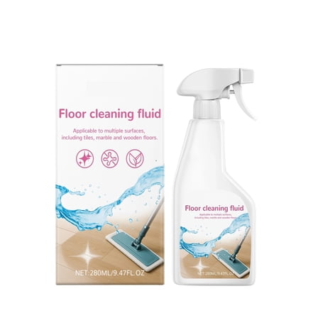 Floor Cleaning Fluid; Floor Cleaning Solution; Mopping Solution; -purpose For Decontamination And Degreasing, Spraying And Mopping Without Residue(280ml)