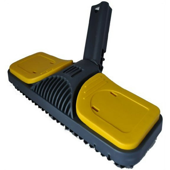 Floor Cleaning Head for MR-100 Steam Cleaner, Plastic, Black/Yellow #MR-100-16