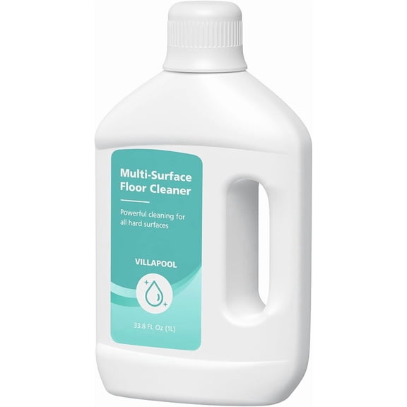 Floor Cleaning Liquid for All Robot Vacuums and Wet-Dry Vacuums, No Residue Multi-Surface Cleaner, 33.81 liquid ounces Original