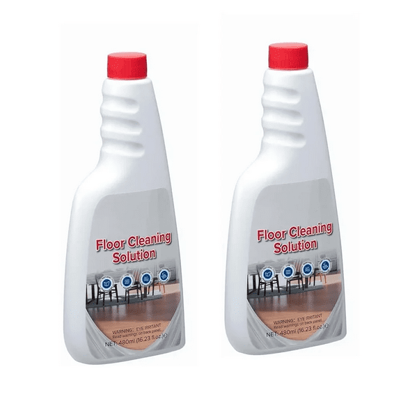 2pc Floor Cleaning Solution Compatible with Robot Vacuums Safe Kids and Pets Streak Free Mopping Dry Wet Vacuum Various Surfaces