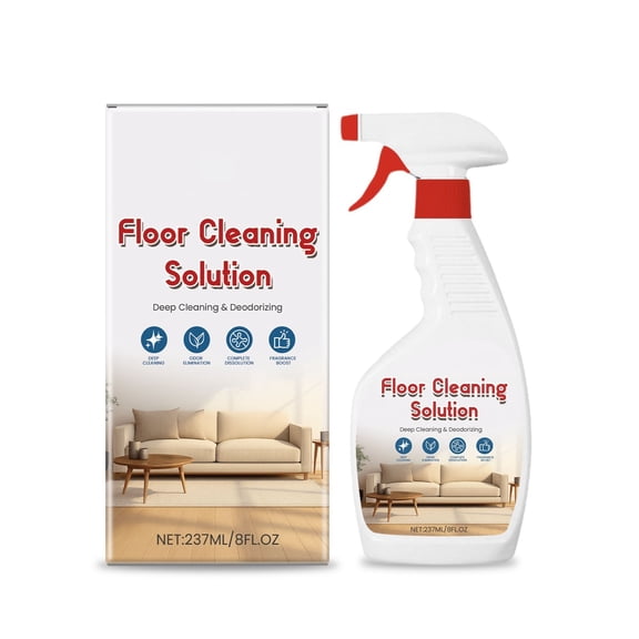 Floor Cleaning Solution, Eco-Safe, Compatible with All Roborock Mopping Robots (S7, S8, Qrevo, Q7, Q8 series), Pet & Kid Friendly, Stain-Busting & Fresh-Scented, 8oz