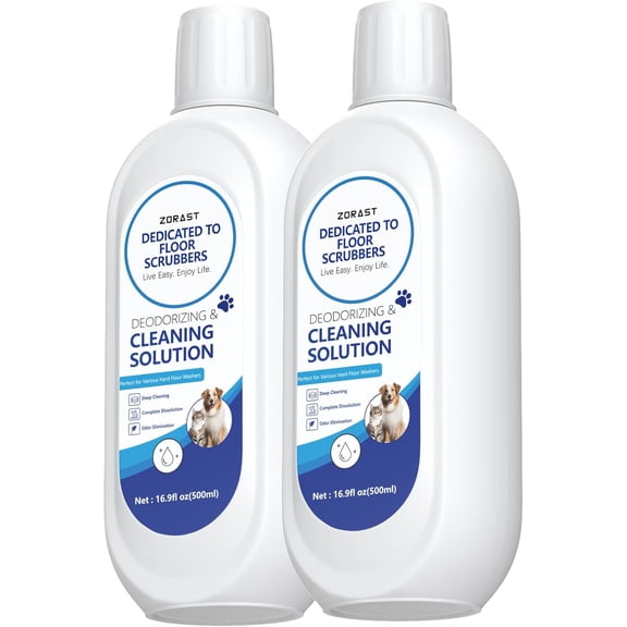 Floor Cleaning Solution Pet-Friendly Deep Deodorizer Compatible with and Robot Vacuum Mops Deep Cleans Low-Foam Delivers Clog Free