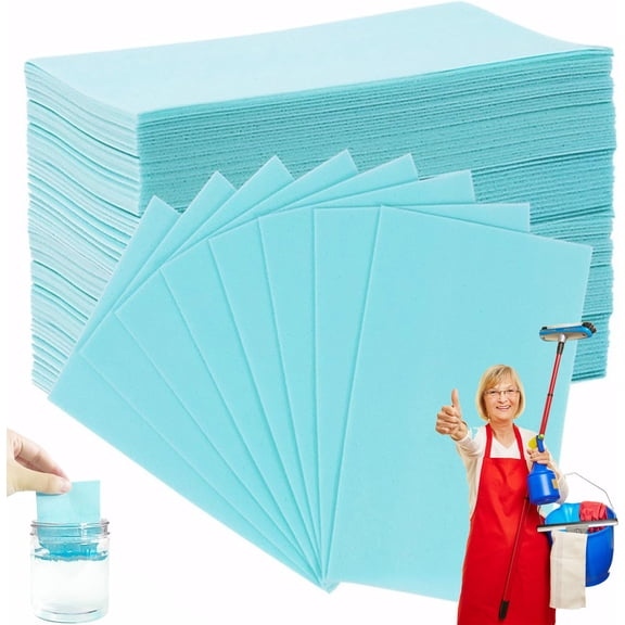 Floor Cleaning Tablets 100PCS Concentrated Soluble Dry Cleaning Sheets Multi-Effect Portable Mopping Solution for Home Tiles Hardwood Marble