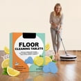 thumbnail image 1 of Floor Cleaning Tablets 12 Pack Tile Floor Stain Remover Odor Eliminator Fresh Scent Mopping Tabs for Hard Floors Streak Free Shine Daily Home Cleaning Supplies Bathroom Kitchen Use Home Cleaning Kit, 1 of 9