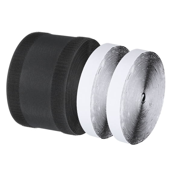 Floor Cord Cover 29.53 Ft x 3.94" Grip Floor Cable Protector Management with Adhesive Backing Black 1Pcs