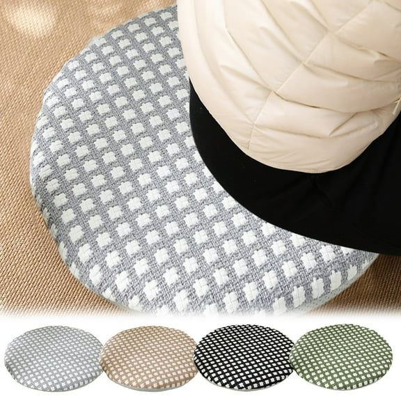 Floor Cushion for Sitting, Tufted Corduroy Pillow Seat, 14" Square Cotton Filled with Foam for Support & Comfort, for Living Room Floor, Reading Nook, and Minors Play Area,Vsgery