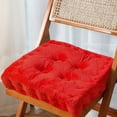 thumbnail image 1 of Floor Cushion with Back Support, Square Seat Cushion for Bedroom Living Room, Floor Pillow for Sitting, Convenient Sofa Cushion, Red, by Zovey, 1 of 6