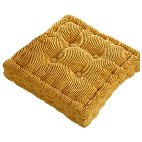 Floor Cushions Cozival 2.8 Inch Thick Corduroy Floor Pillow Cushion, Firm Support for Seating, Meditation, Or Yoga, Durable Upholstery for Indoor Use in Living Room Or Office, Meditation Cushions, H