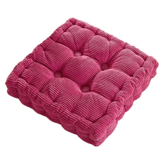 Floor Cushions Cozival 2.8 Inch Thick Corduroy Floor Pillow Cushion, Firm Support for Seating, Meditation, Or Yoga, Durable Upholstery for Indoor Use in Living Room Or Office, Meditation Cushions, E