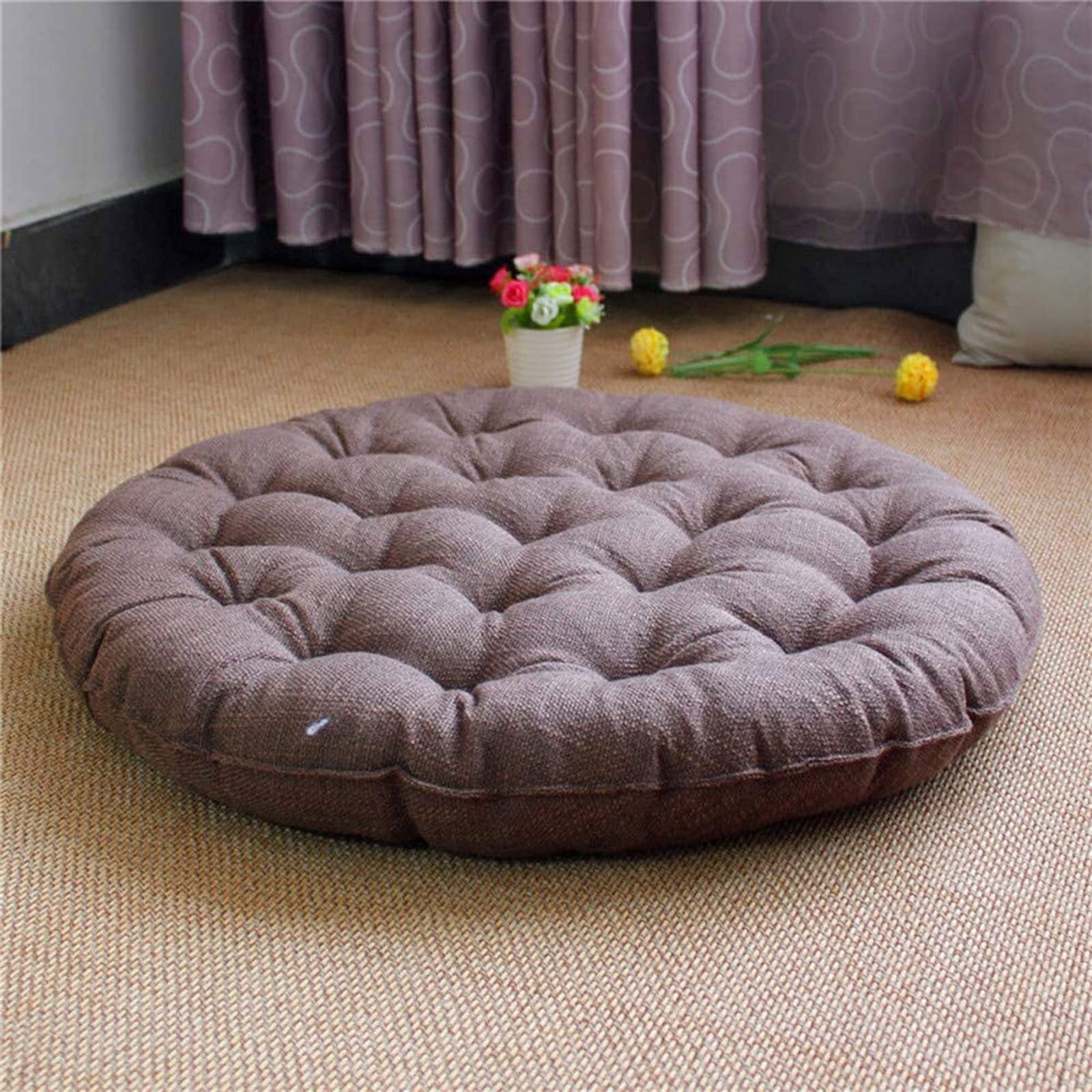 Tufted Floor Pillow, Round